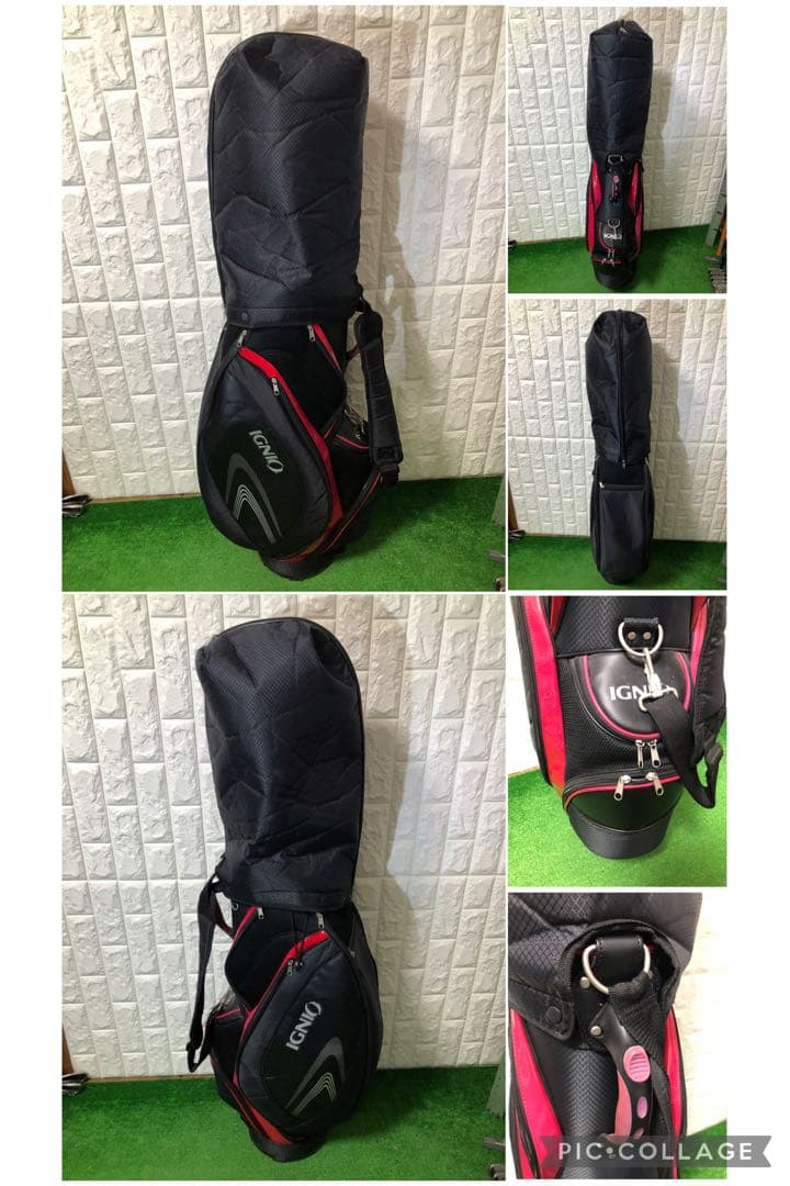 初心者おすすめ☆メンズ ゴルフクラブセット☆イグニオ☆キャディバッグ付