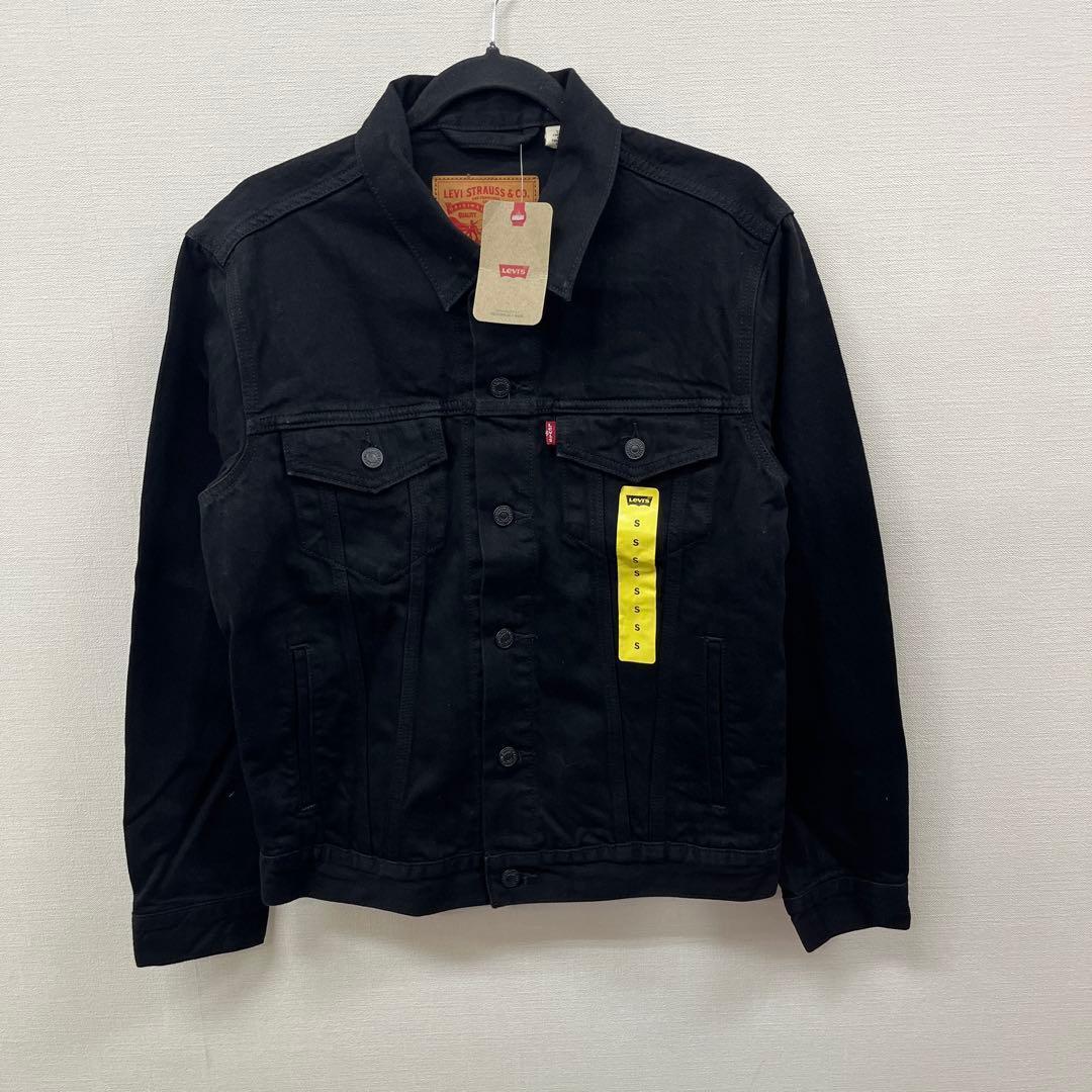 Levi’s デニムジャケット ブラック JP/M トラッカージャケット ⑦