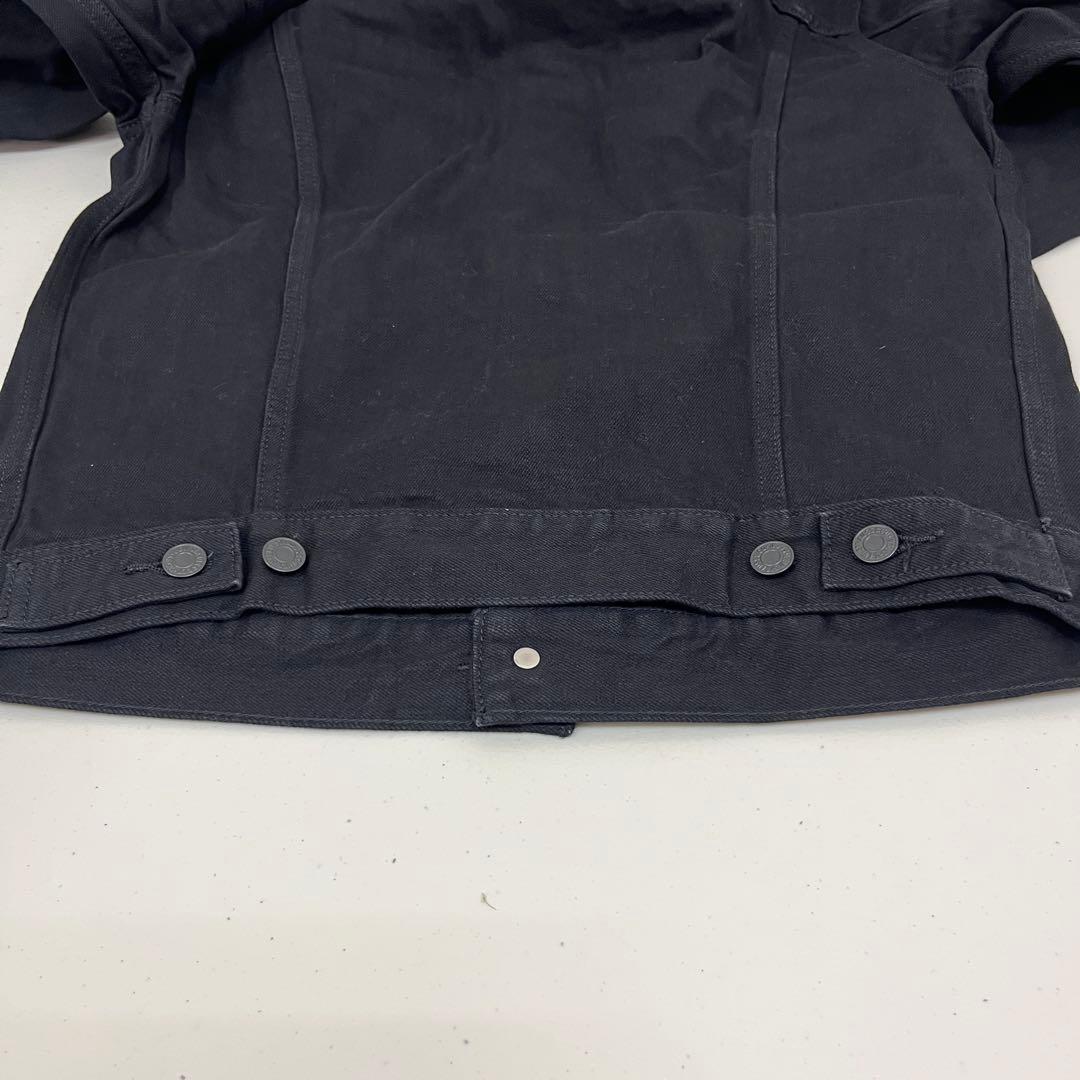 Levi’s デニムジャケット ブラック JP/M トラッカージャケット ⑦
