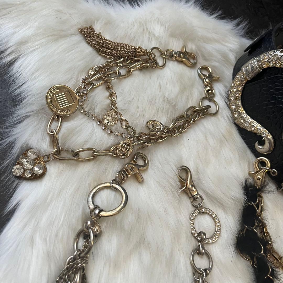 【オマケ付き】 激レア‼︎d.i.a.ロゴ入りベルト チェーン3本セット