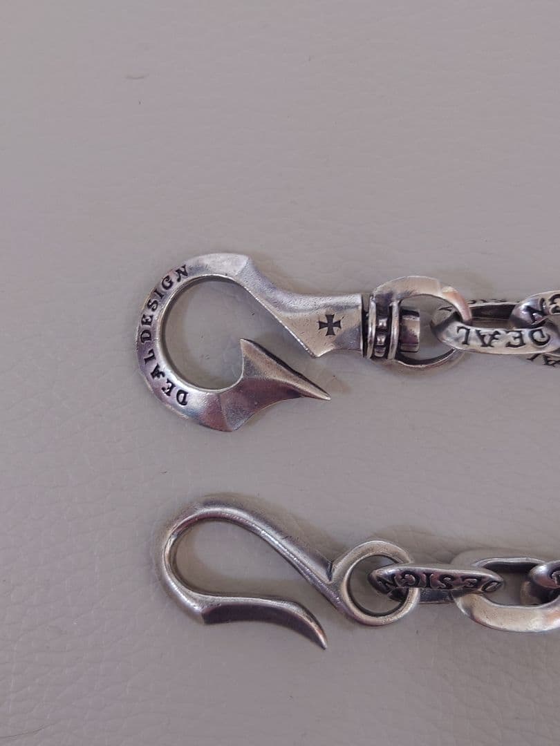 DEAL DESIGN シルバー ウォレットチェーン　ディール　デザイン