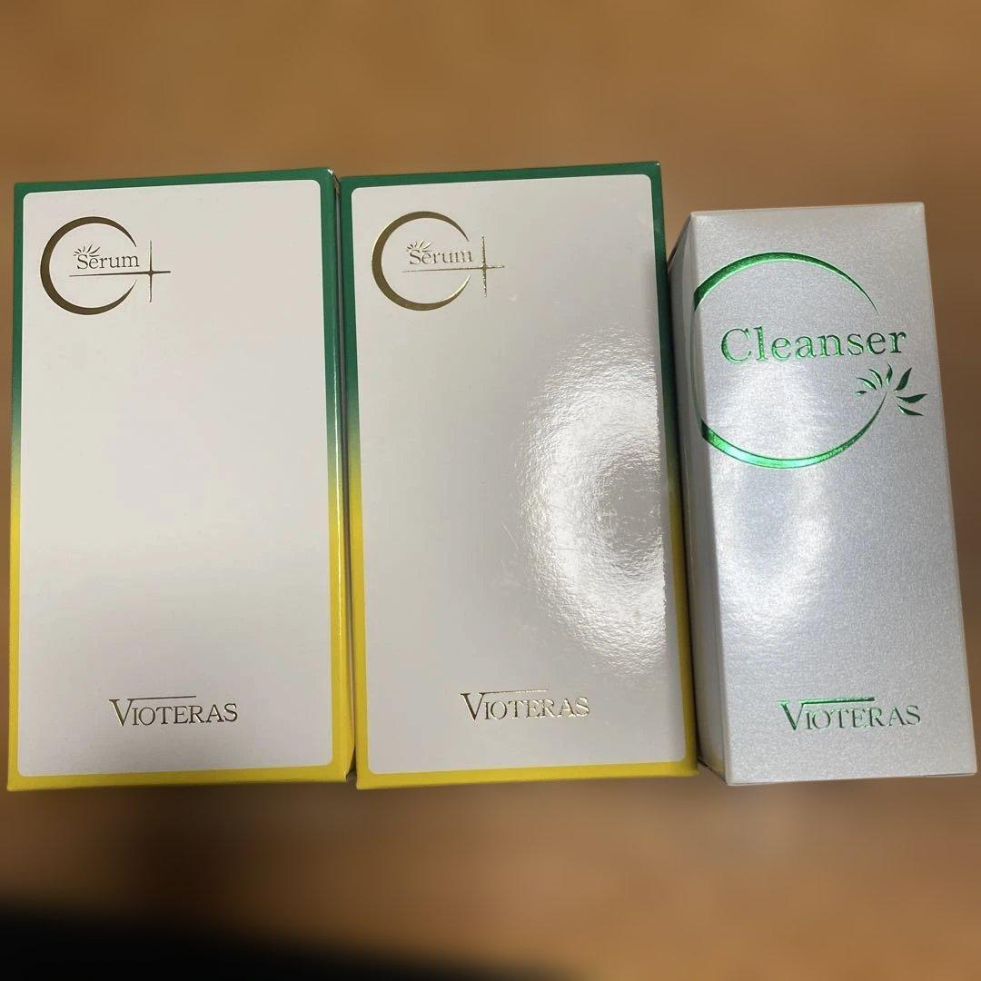 ヴィオテラスクレンザー 100ml&c+クリアセラム3セット