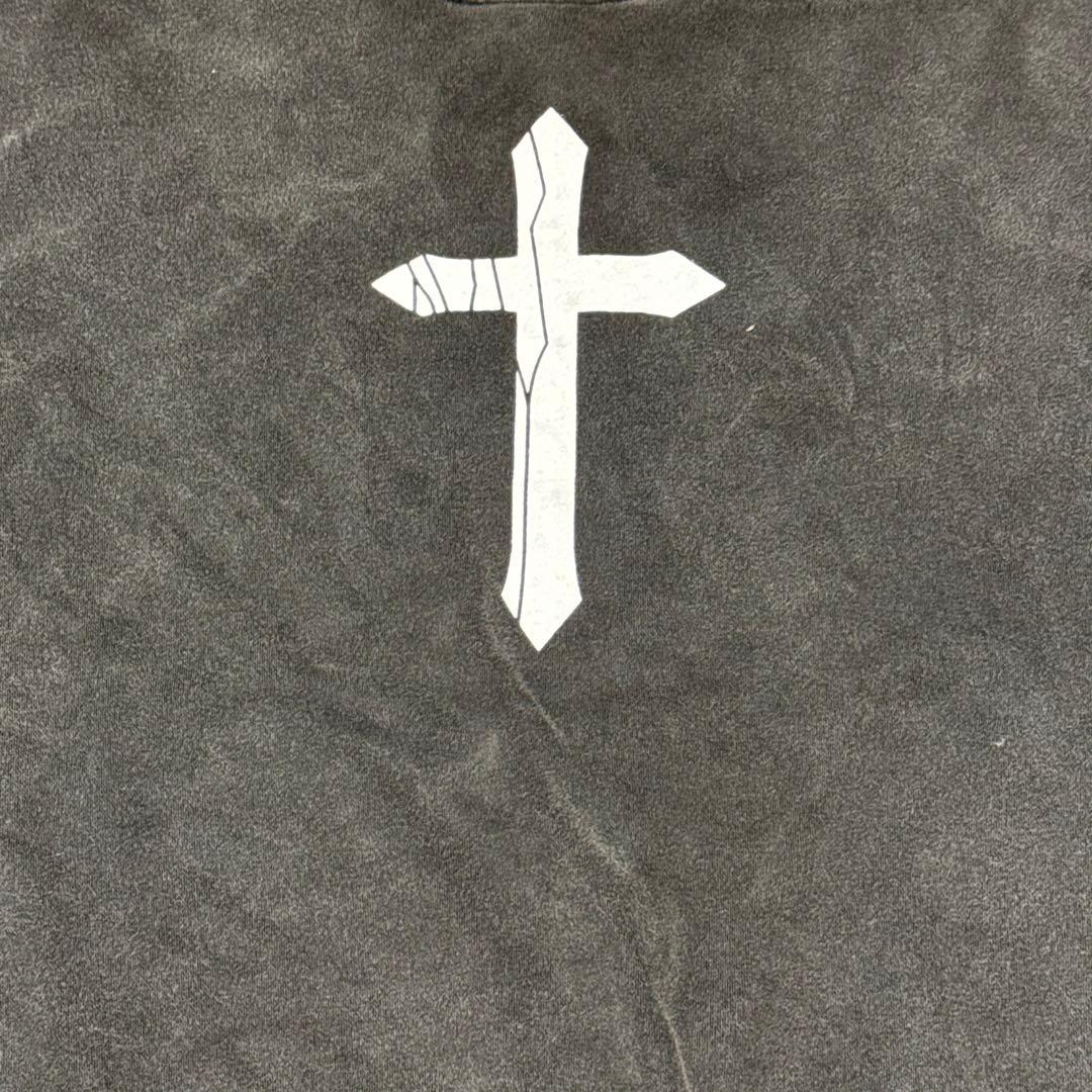 【Lサイズ】LAST NEST クロスプリント スウェット トレーナー