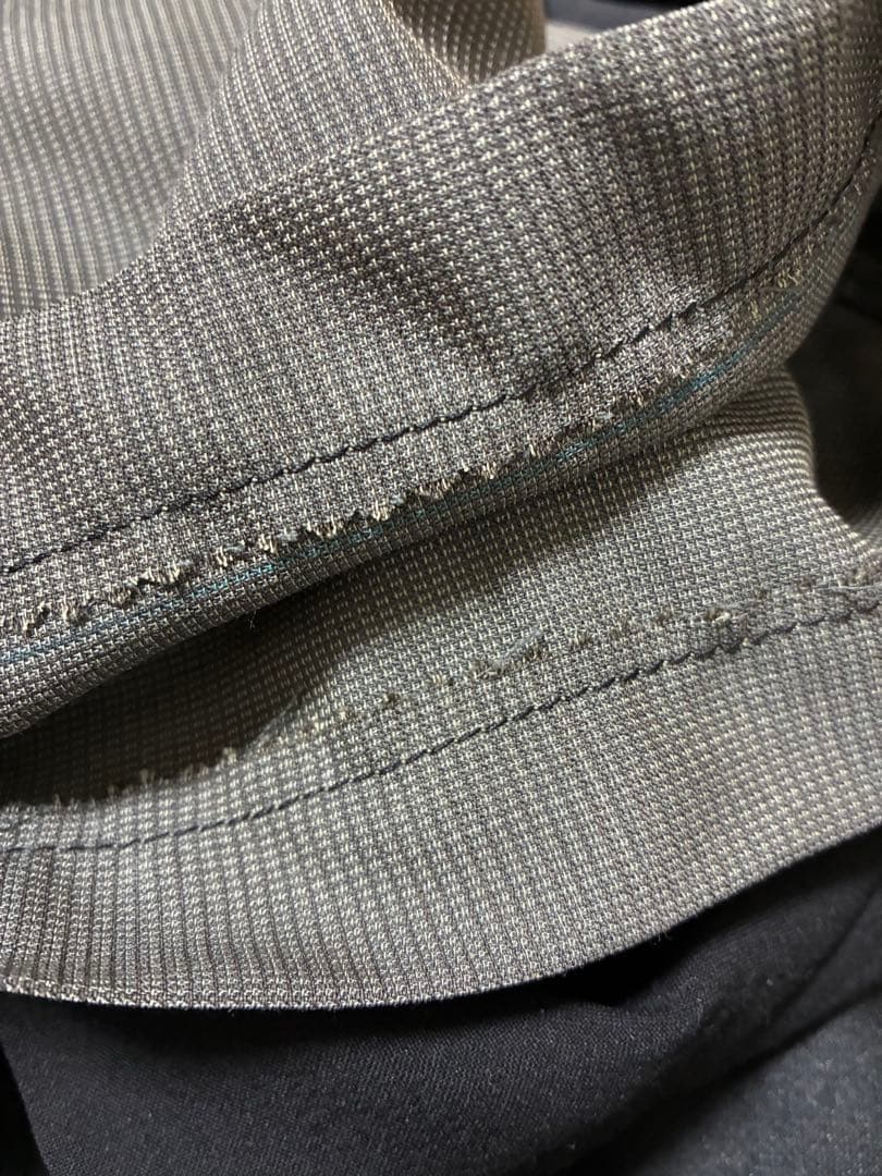 パンツ ARMANI COLLEZIONIDRAPED WOOL WIDE SLACKS