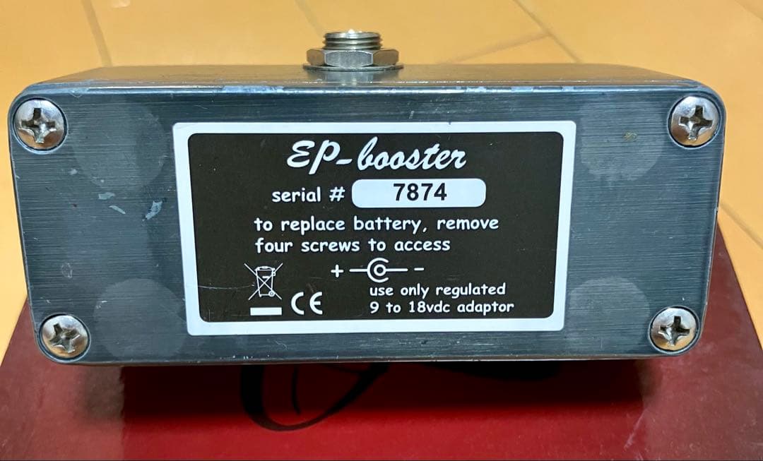 EP-booster ギターエフェクター + 18Vアダプター