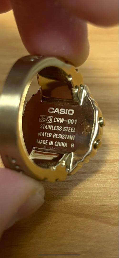 時計 casio ring watch