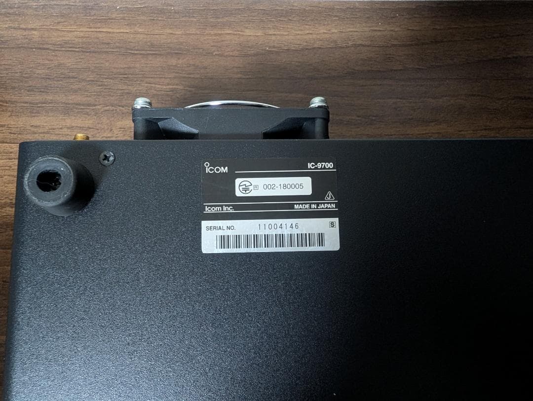 IC-9700 144/430/1200MHz バックアップ電池交換済