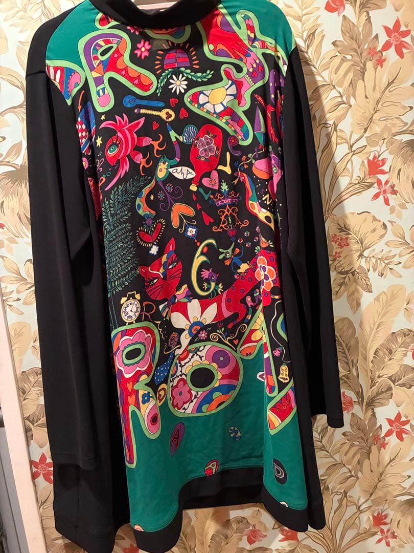 カラフルアートプリントチュニック