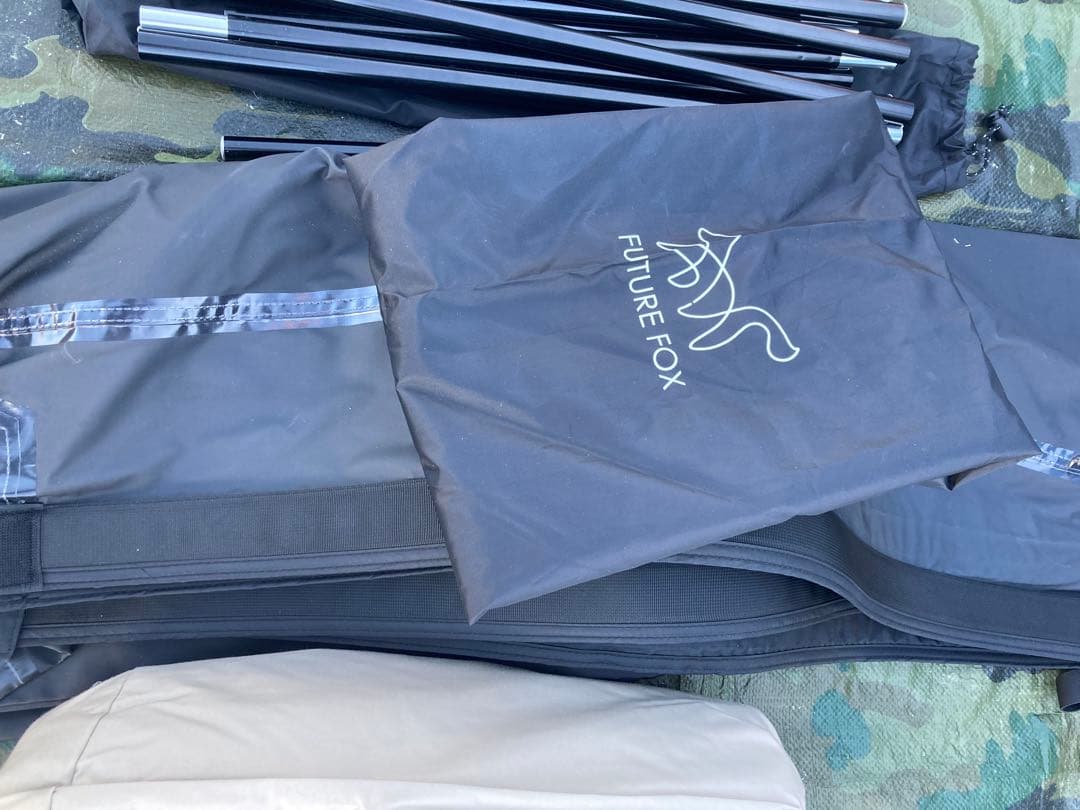 前幕付きFUTURE FOX FOX-BASE EVO TC (カーキ)他2点