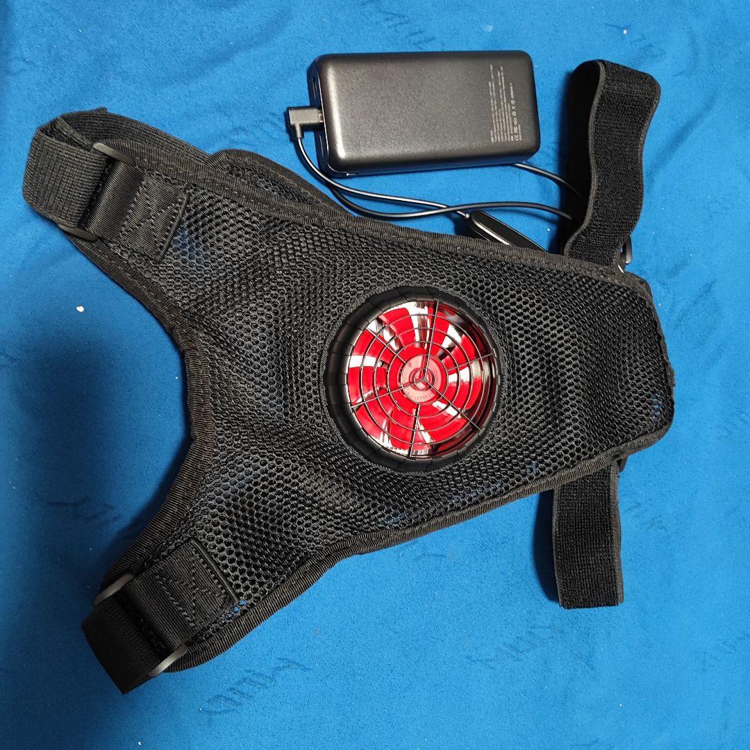 BULONCHIペルチェベスト メッシュ ブラック バッテリー式