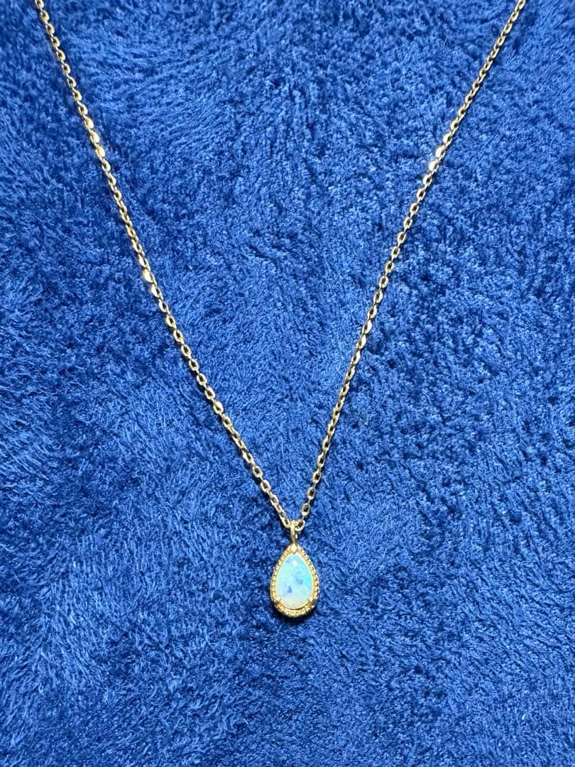 【マロン】K10 オパール ネックレス