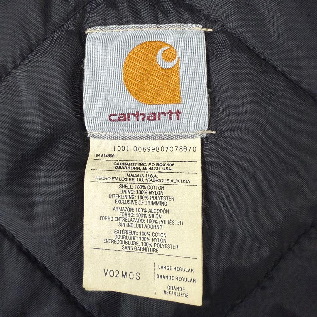 アルフ０８０６様 カーハート【L】 00s USA製 ダックベスト モスグリーン