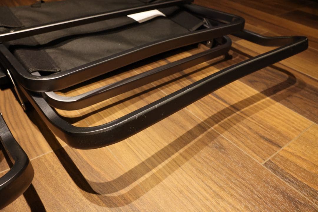 1度使用のみゼインアーツ LADE CHAIR レードチェアブラック 2脚セット