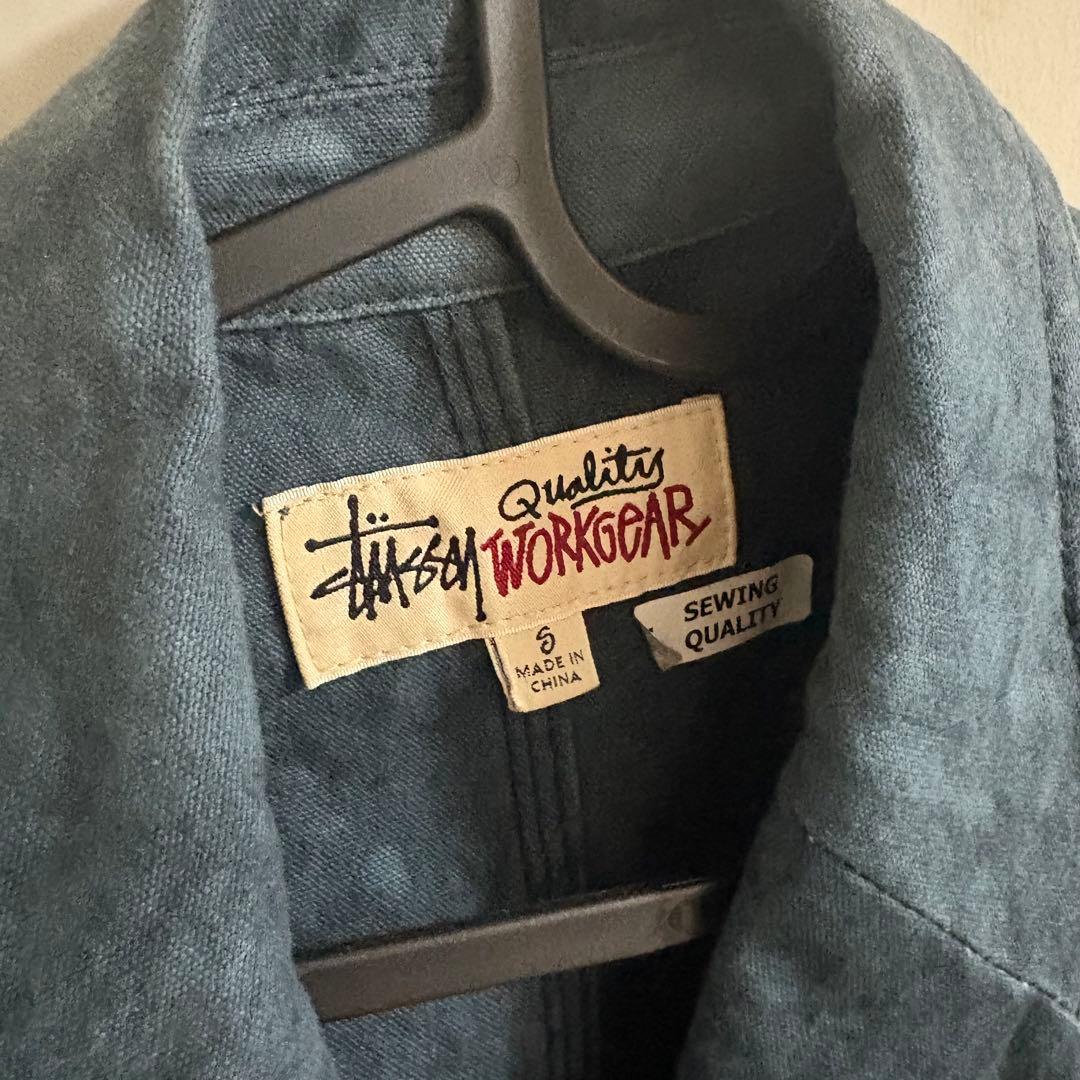 Stussy テーラードジャケット ダークブルー