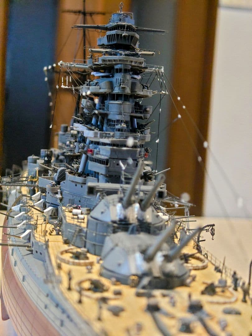 k*郎様 期間限定値下げ　精密模型　長門 開戦時（改） 1/350　ポントス長門