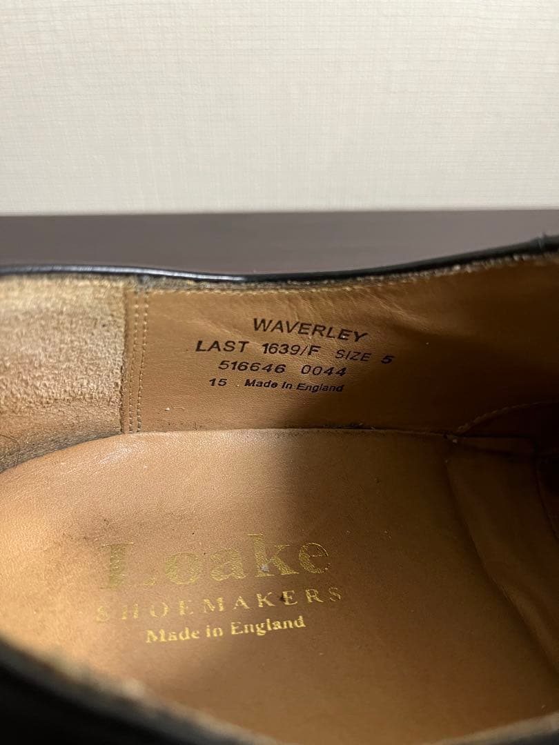【最終価格】LOAKE WAVERLEY 1639/F サイズ5