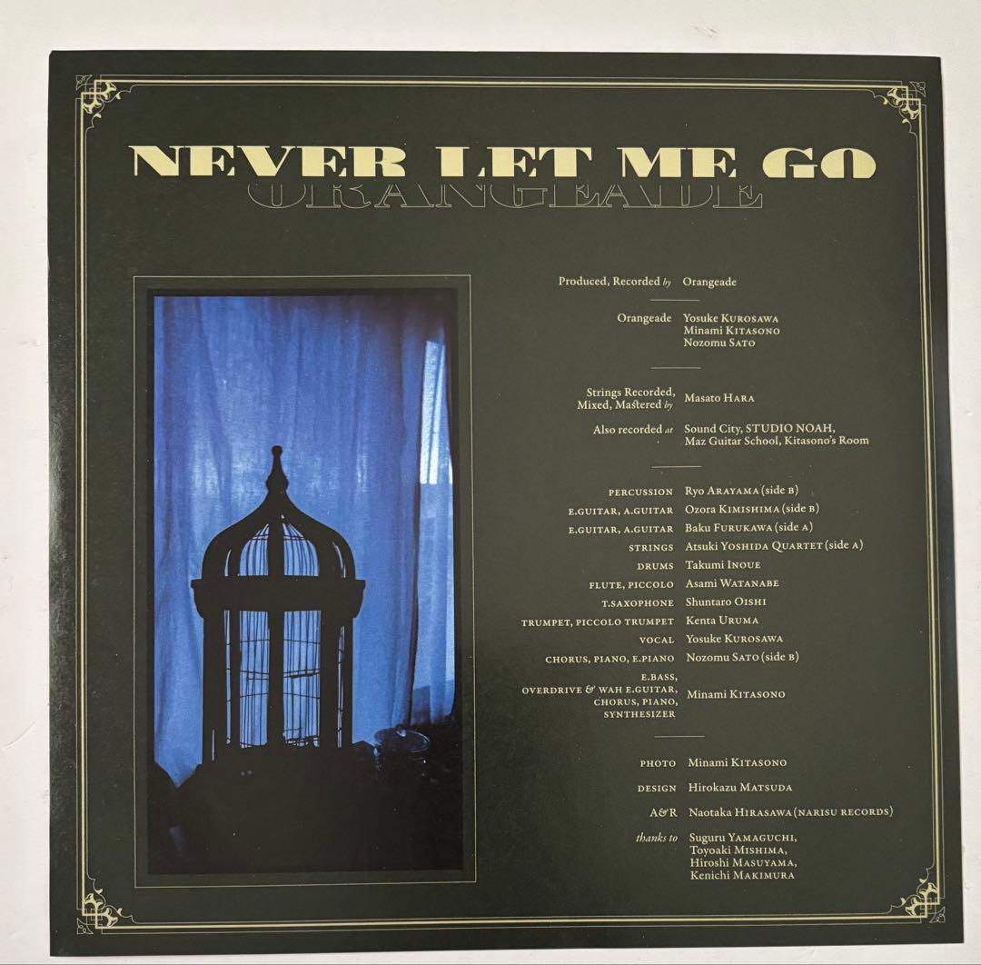 オレンジエードNEVER LET ME GOシングルレコード