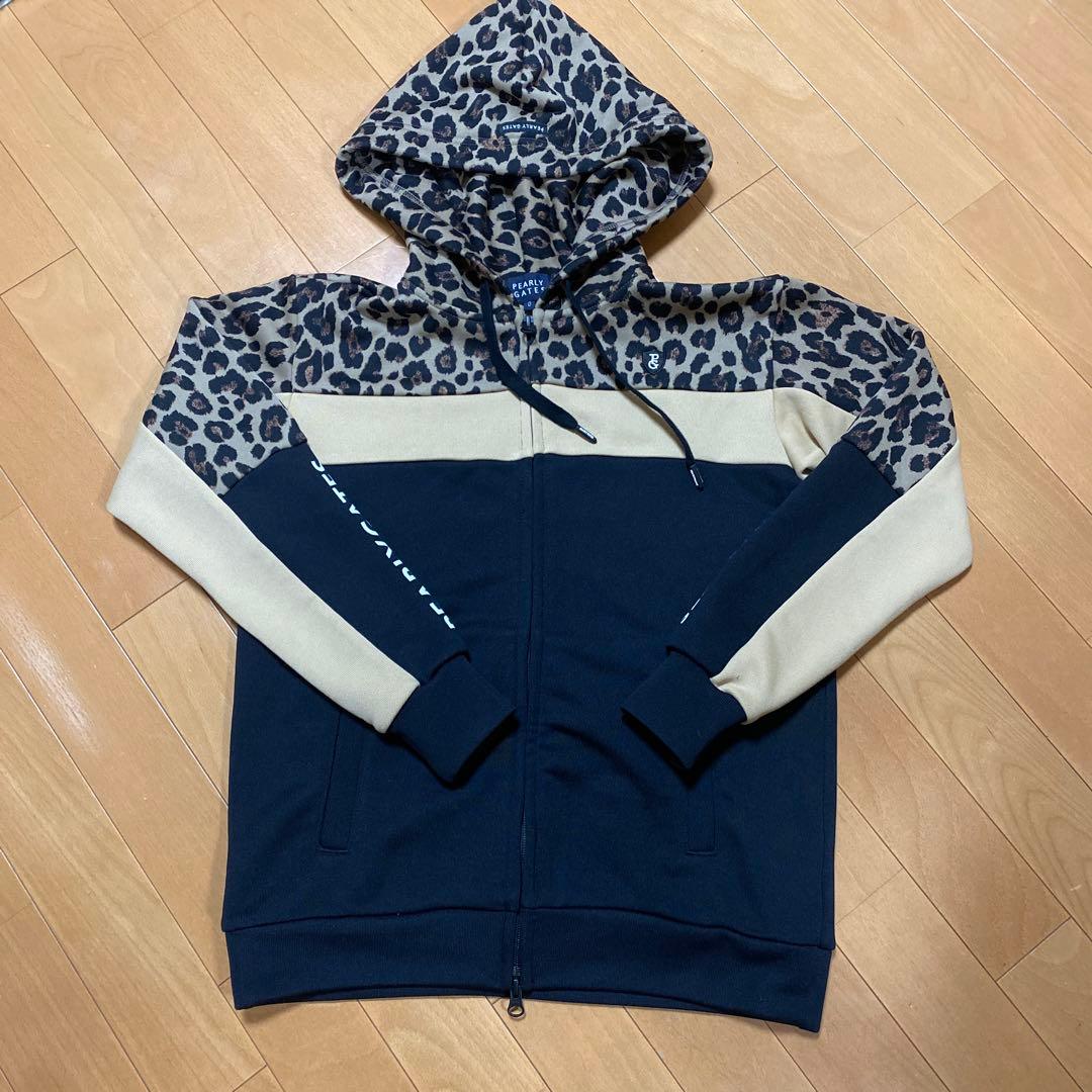 PEARLY GATES レオパード柄パーカー サイズ0