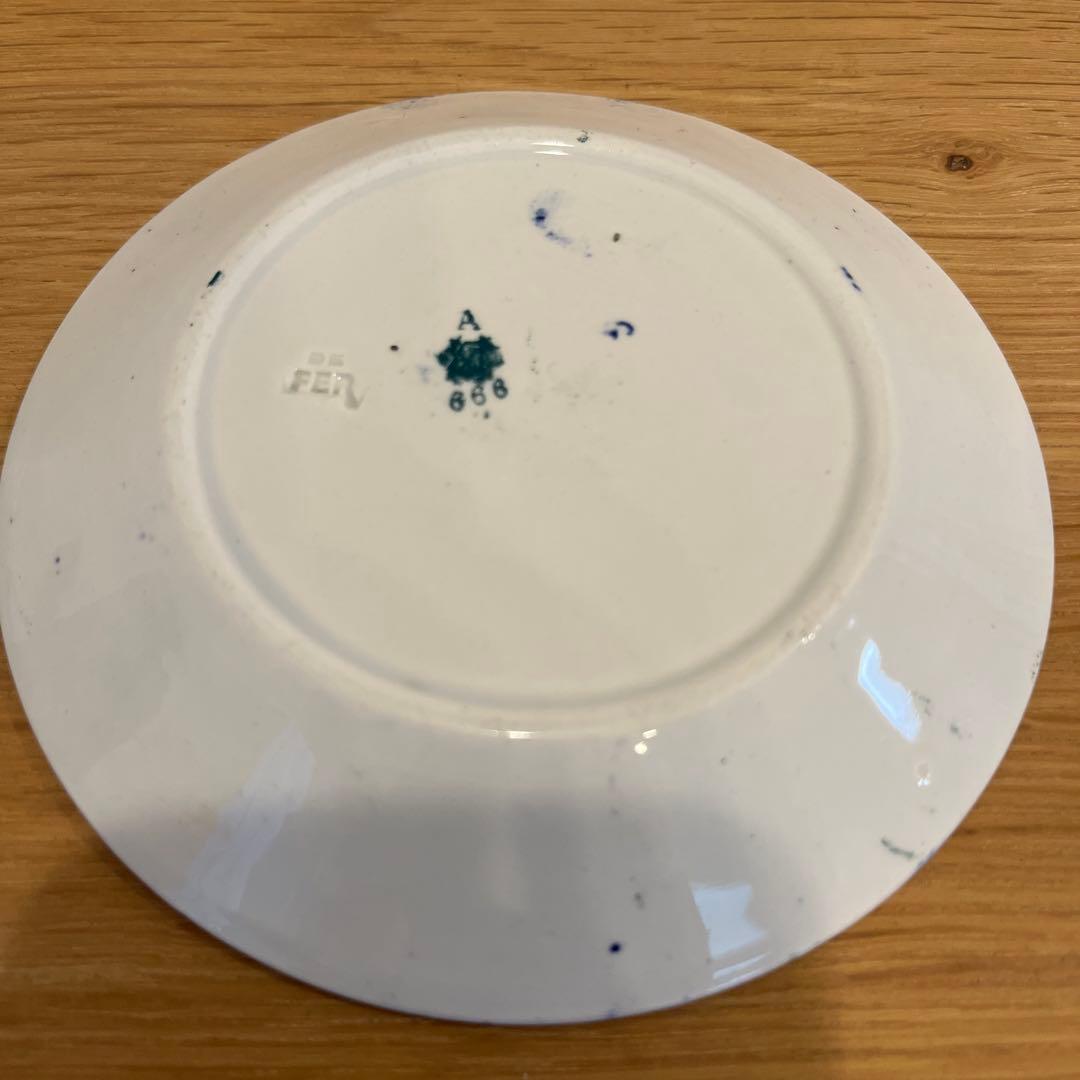 フランスアンティーク クレイユモントロー　すずらん　カップ＆ソーサー