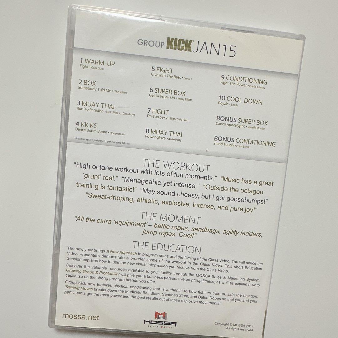 スポーツ・フィットネス Group kick JAN15 Mossa DVD