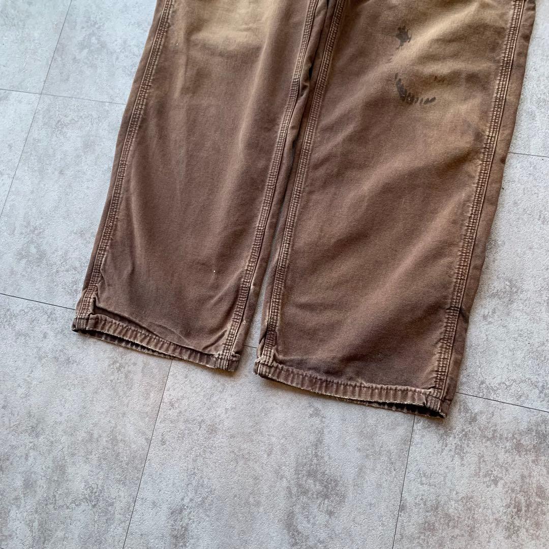 【雰囲気抜群】Carhartt ペインターパンツ フェード USA ダブルニー