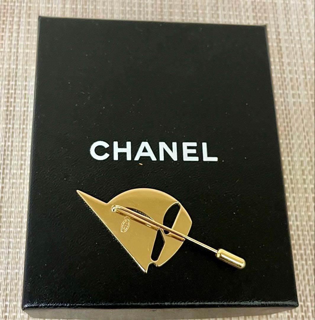 シャネル CHANEL ブローチ ピン ヨット ココマーク ゴールド