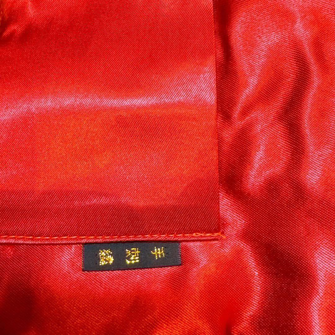 手刺繍　ガラスビーズバック　パーティバック　がま口　花柄