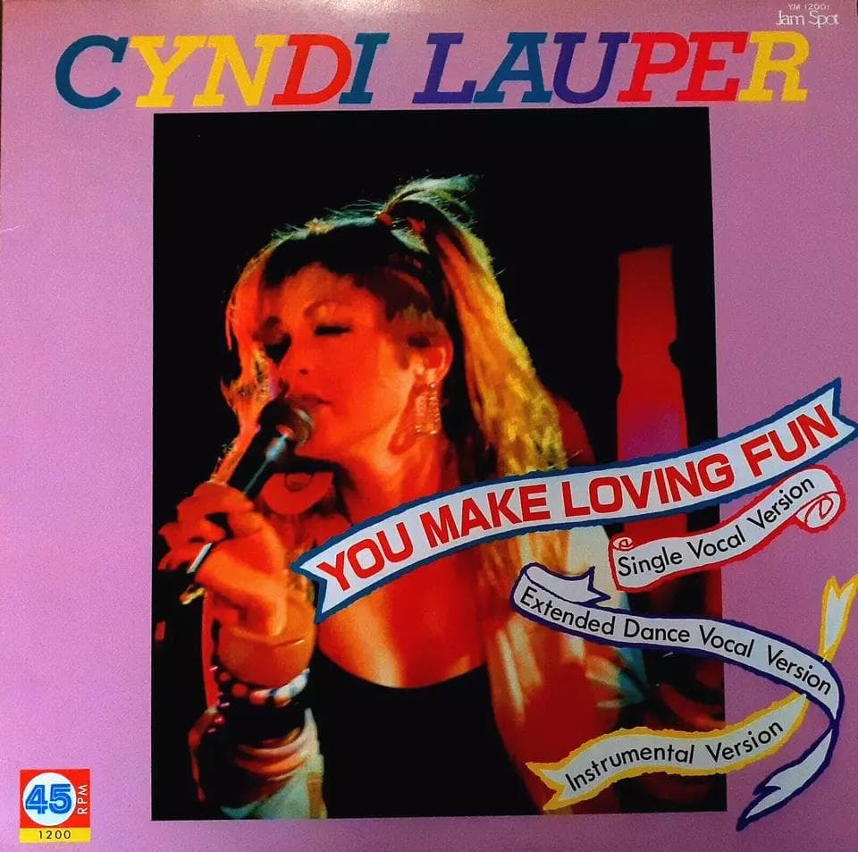シンディ・ローパー　You Make Loving Fun 12”レコード