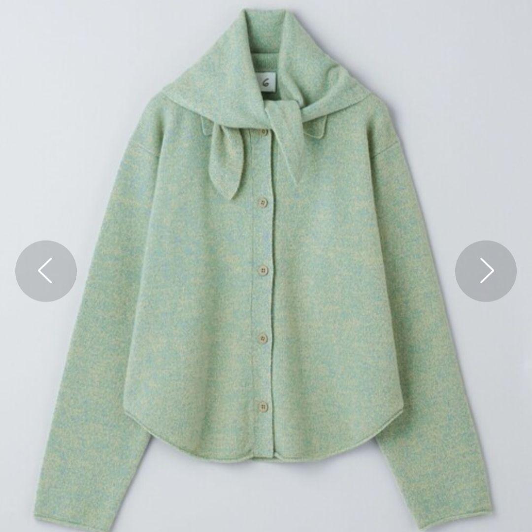 6(ROKU) ストール カーディガン