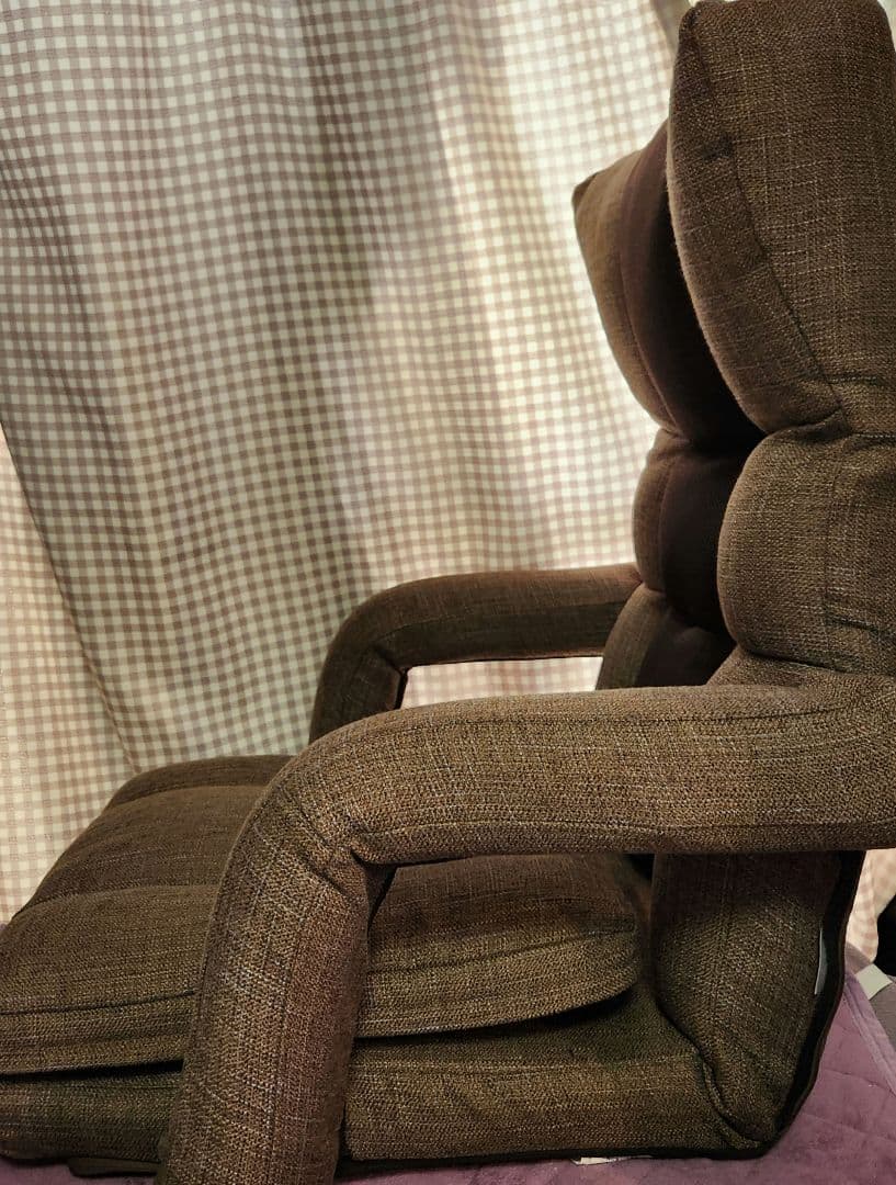 腰の神様がくれた座椅子　【第9弾】 くつろぎ広がる３WAYタイプ（ブラウン）