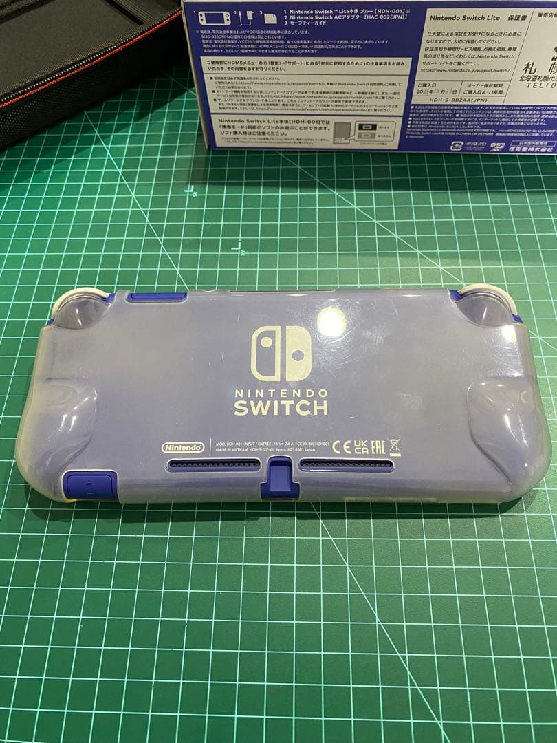 Nintendo Switch Lite パープル 本体　美品　ケース付き