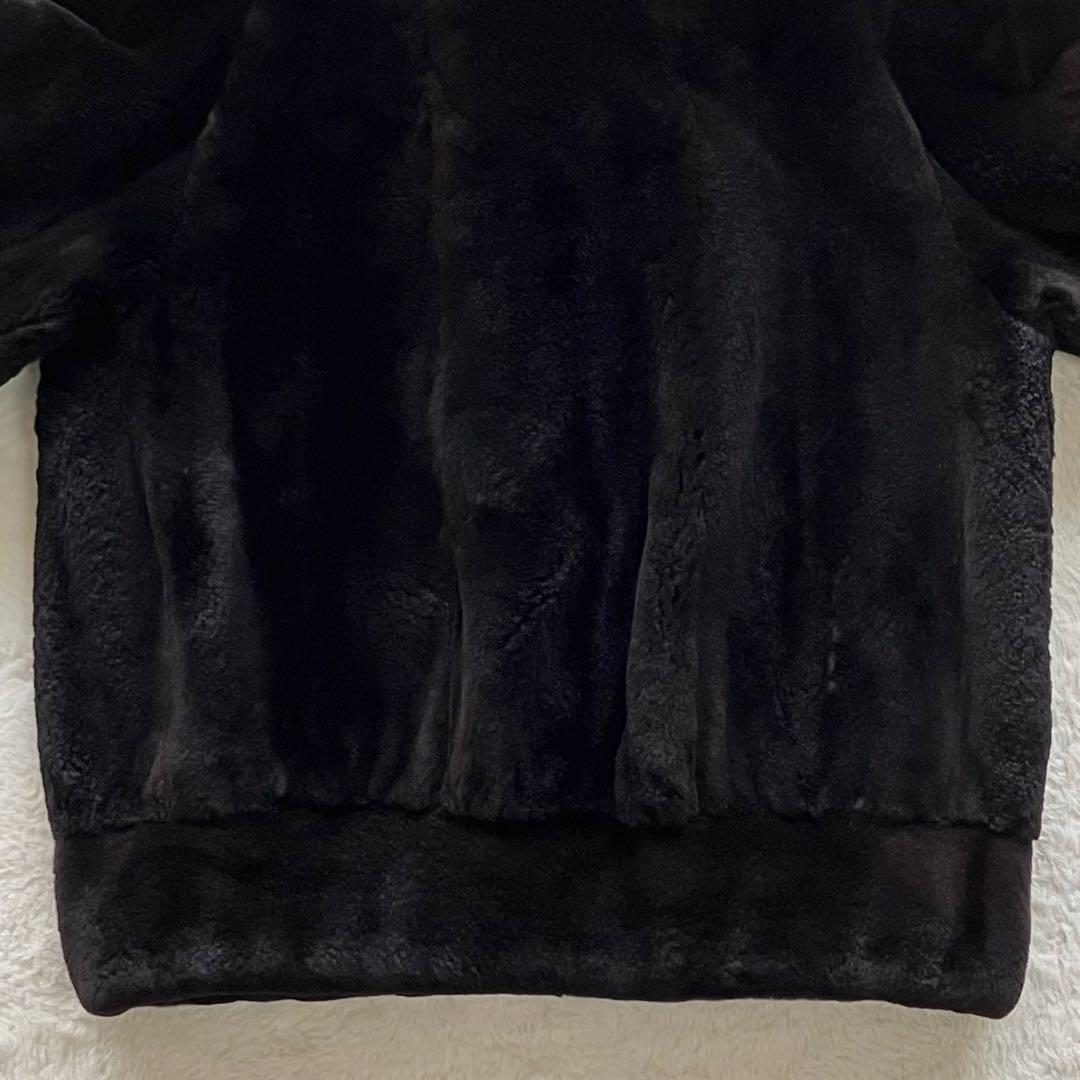 未使用級 BIENFORET ミンク ファー ジャケット コート 11 ブラウン