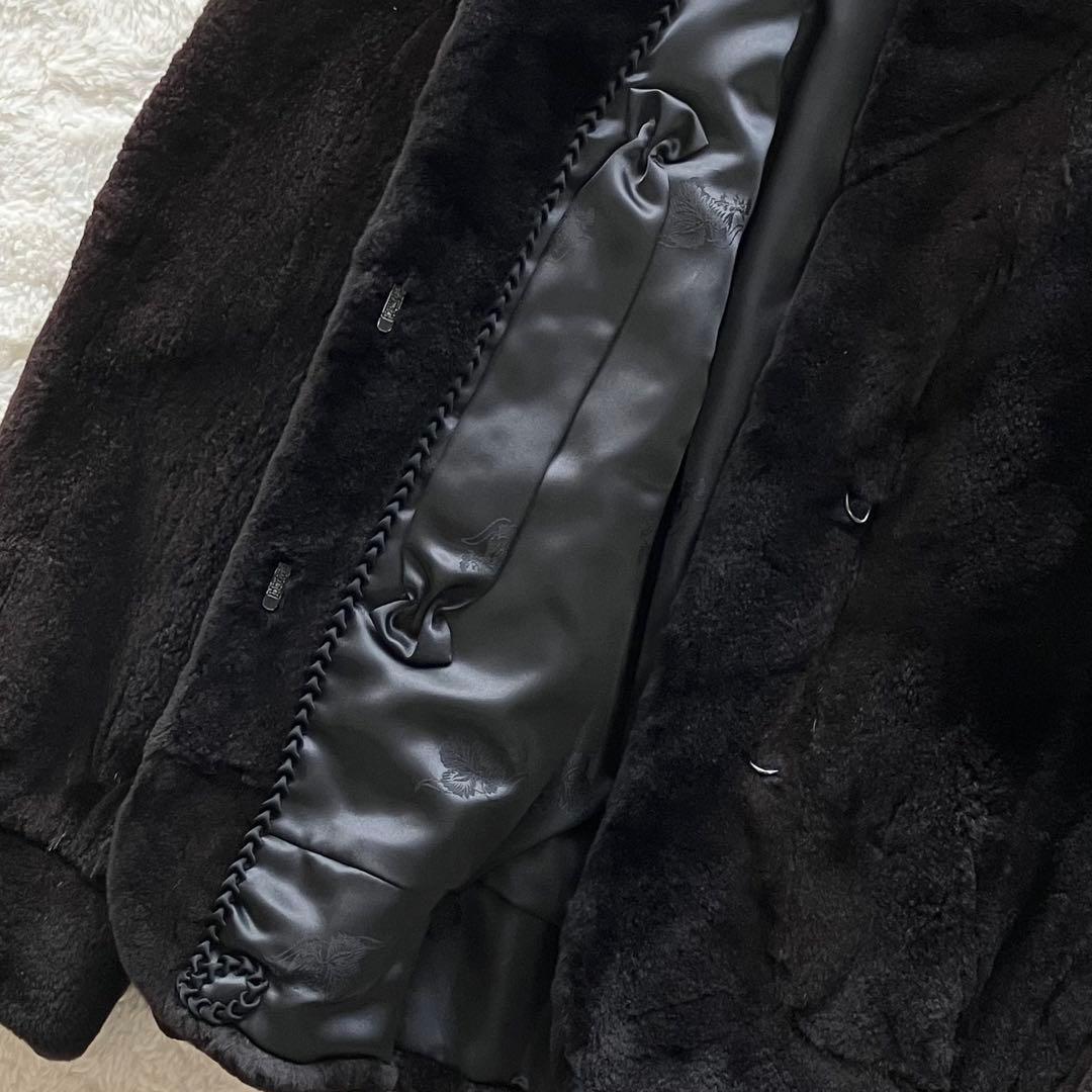 未使用級 BIENFORET ミンク ファー ジャケット コート 11 ブラウン