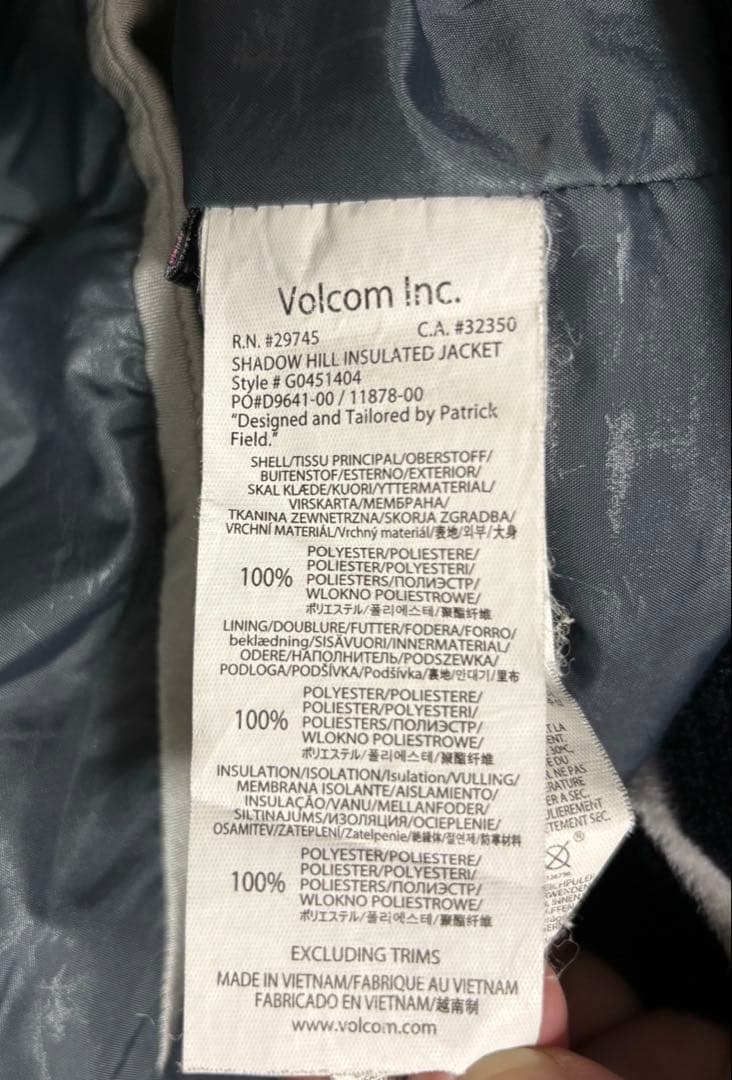 Volcom スノーボードウェアセット