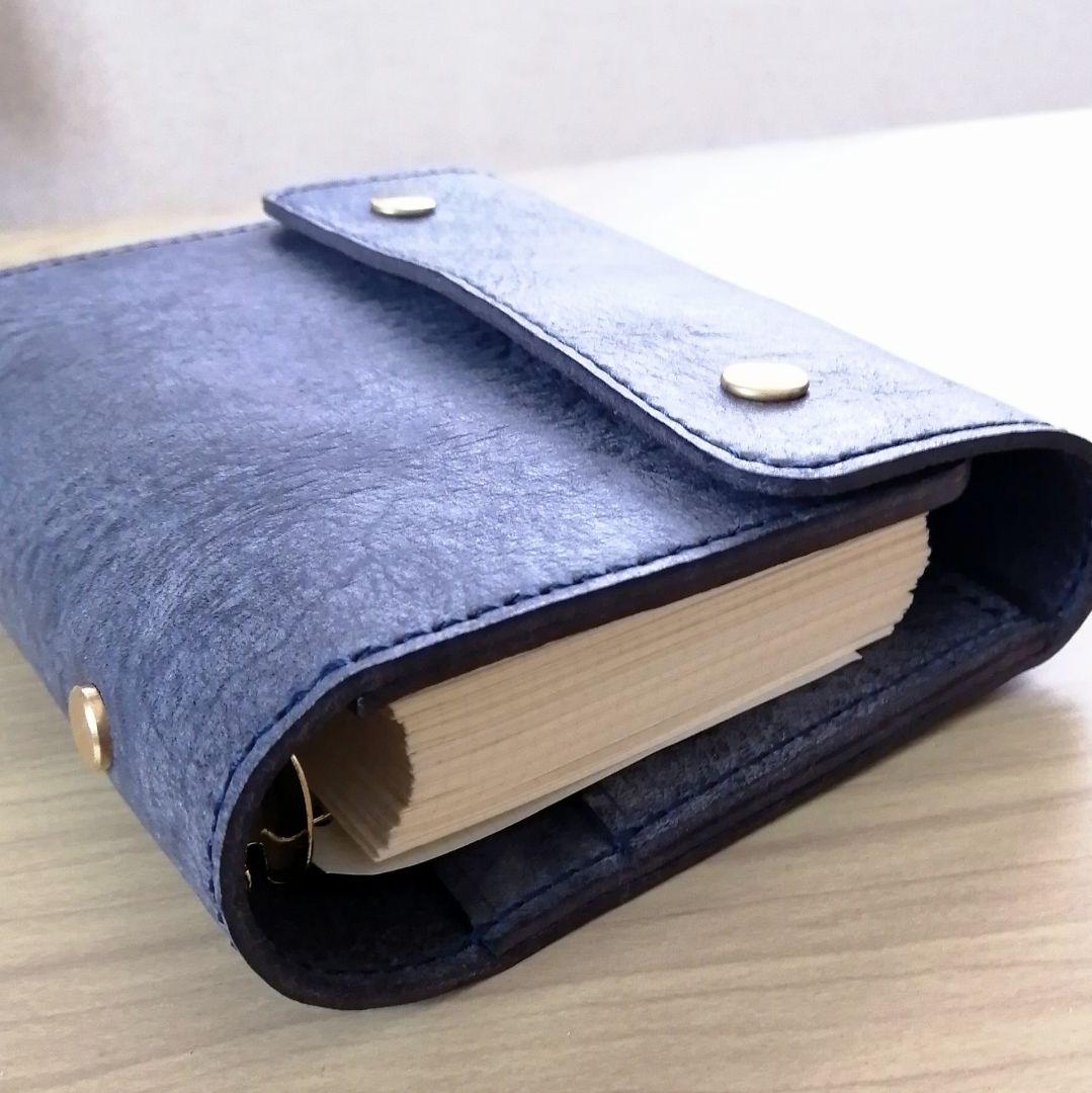 ミニ6 システム手帳 ダークグレー