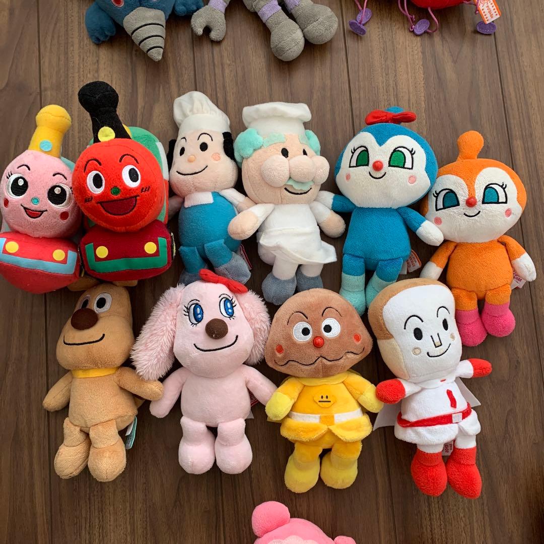 【まとめ売り】アンパンマン ぬいぐるみ　ぷりちぃビーンズ37体セット