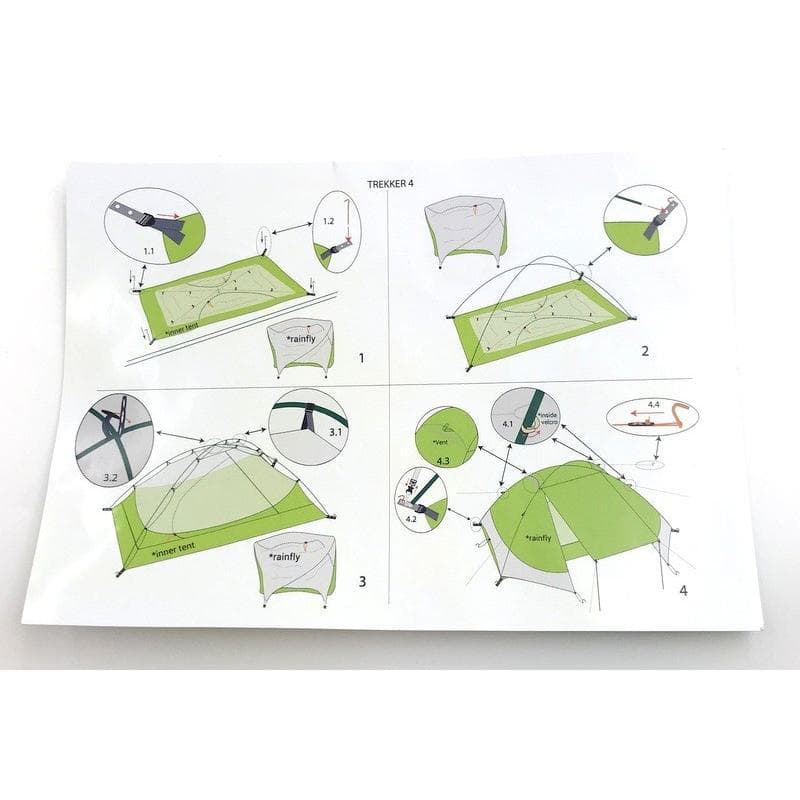 【未使用】ライバーハウス TREKKER 4 4人用 オレンジ 組み立て簡単