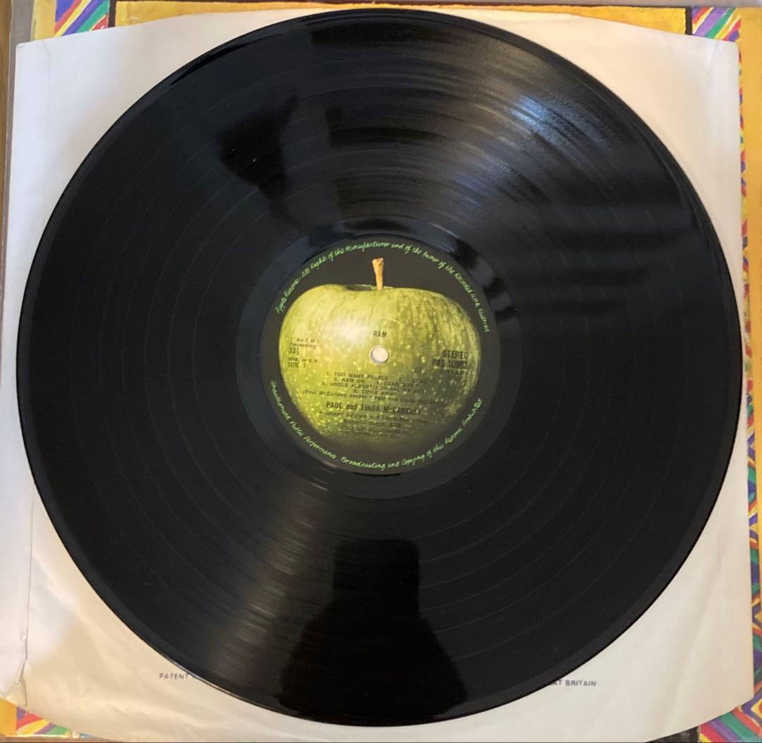 稀少UKオリジナル2桁RamラムPaul McCartneyビートルズレコード