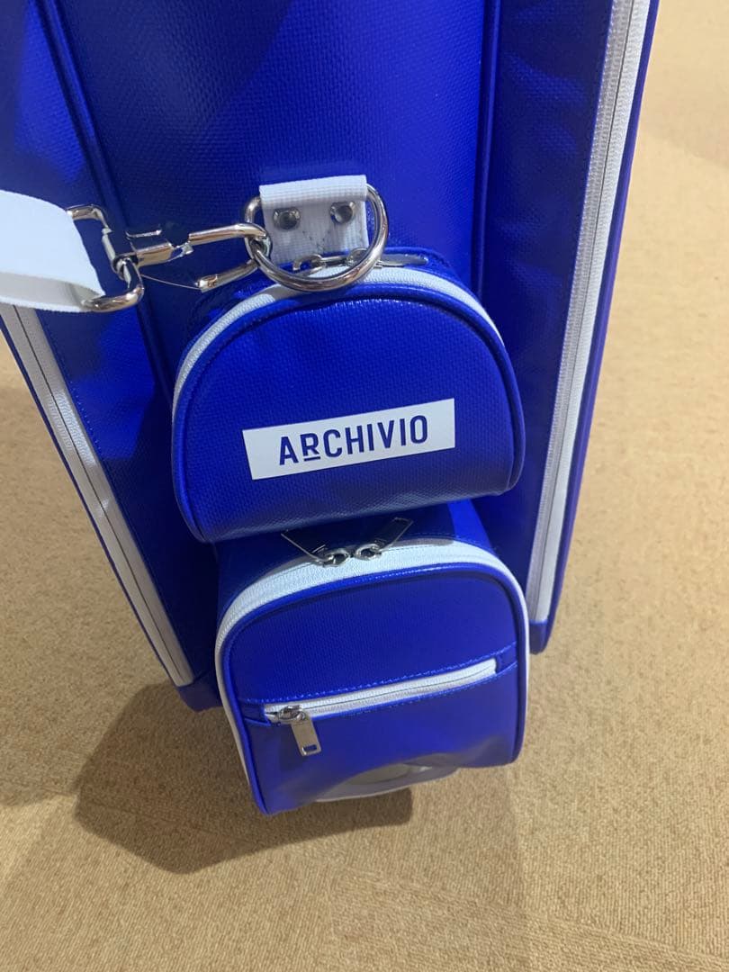 【11/15最終受付】ARCHIVIO キャディバッグ 青