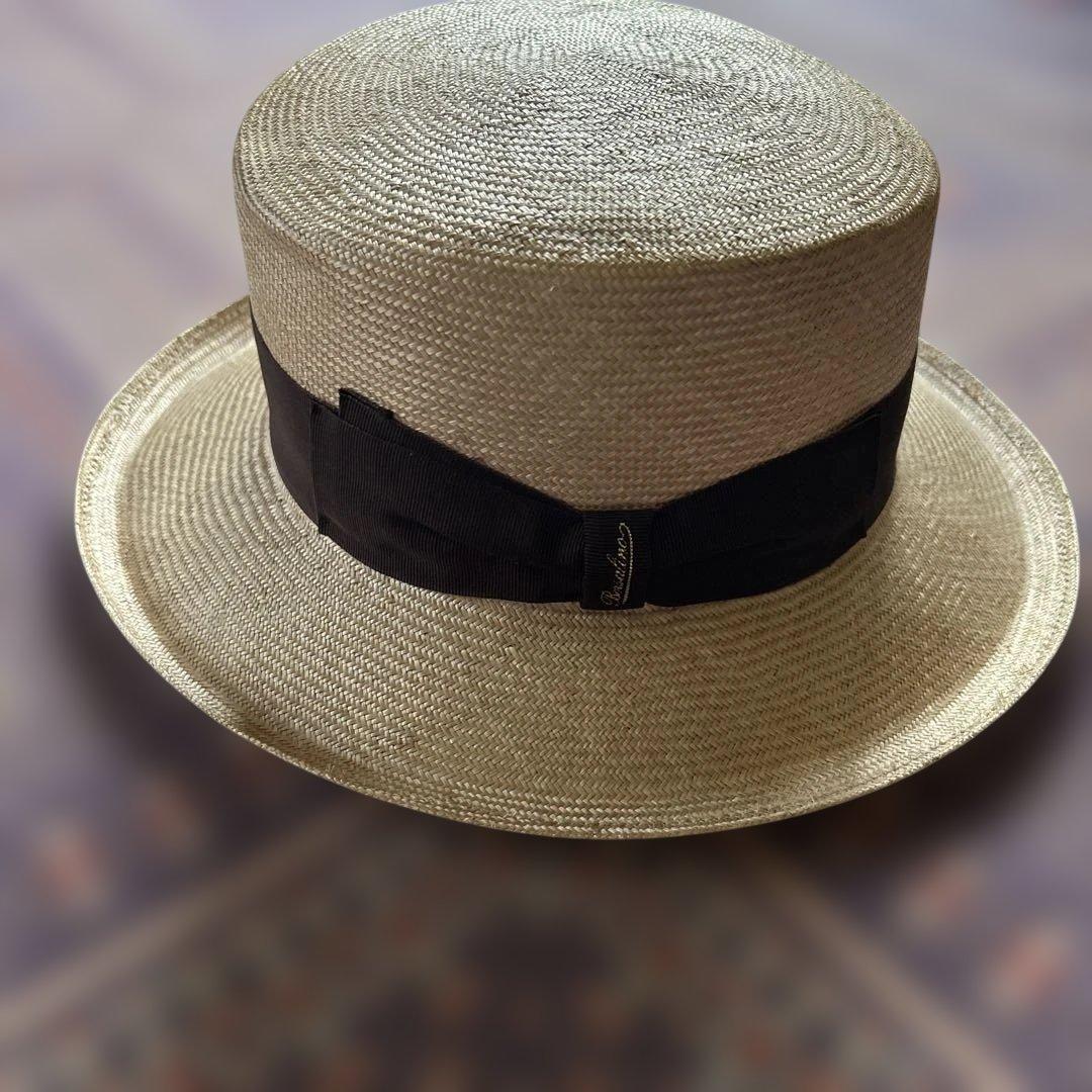 お値下げ　美品【ボルサリーノ】 帽子レディースハット