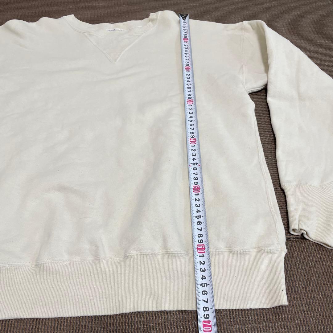 ウエアハウス　DUCK DIGGER 両Ｖスウェット クリーム色 42