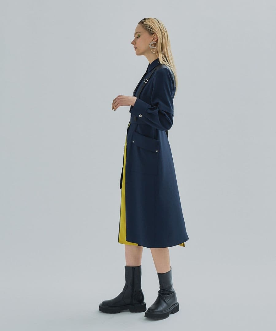 大人気★美品◎ユナイテッドトウキョウ　ダブルベルトシャツワンピース　2.4万　S