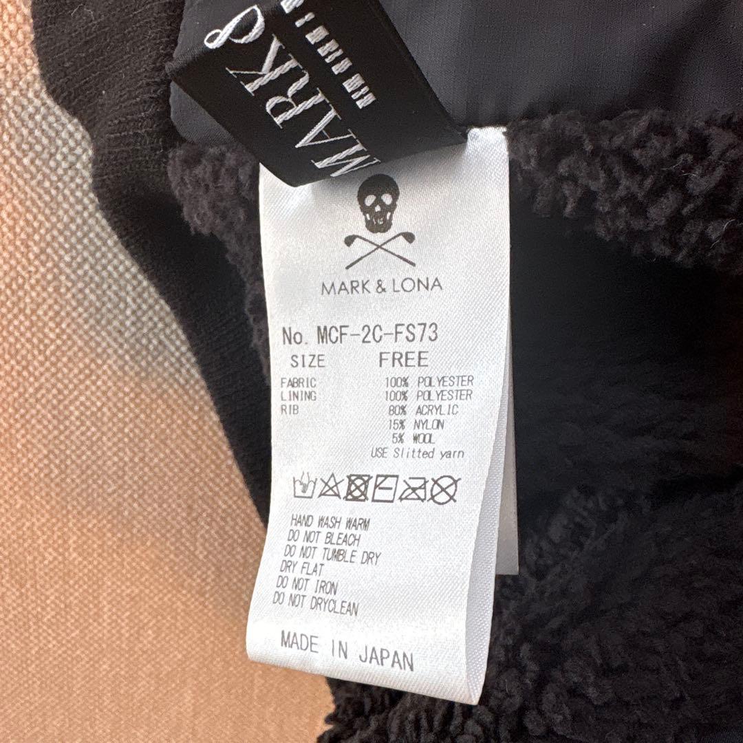 MARK&LONA ブラックダウンスタイル レッグウォーマー極美品‼️