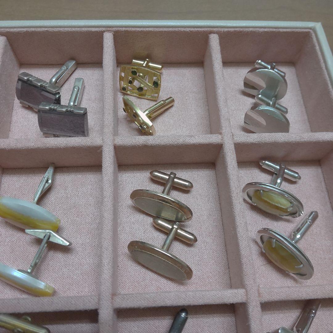 まとめ売り 大量ネクタイピン&ピンブローチ&カフス146点セット ブランドあり