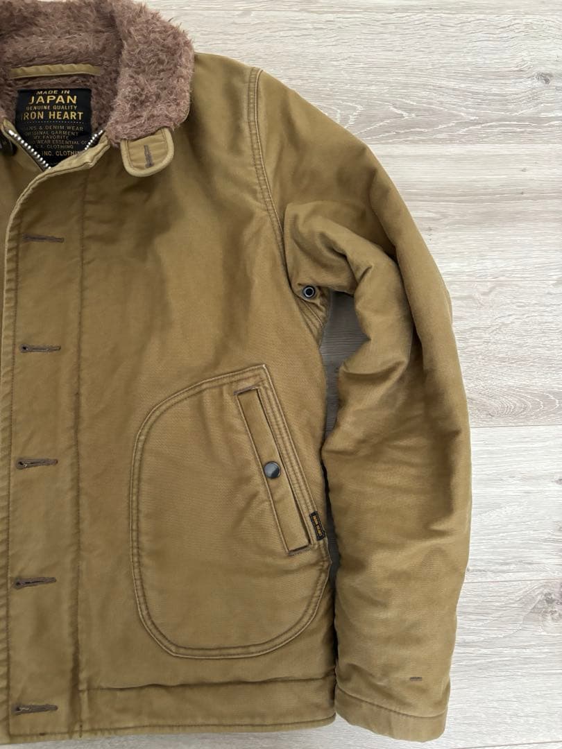 たーぼー様　IRON HEART N1デッキジャケット　M