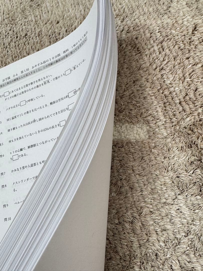 灘　東大寺最難関コース　理科　浜学園　おやすみ前の10分間第1～100回まで