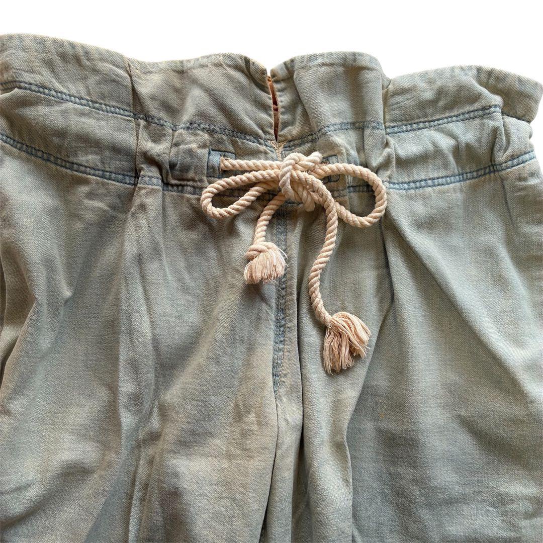 KAPITAL 12ozデニムジャイアントヘミングショートパンツ 淡色リメイク