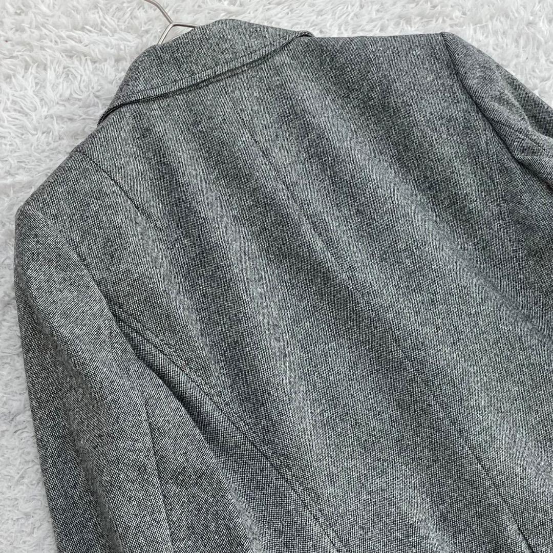 極美品✨23区 セットアップ スカート 大きいサイズ 44 3L シルク グレー