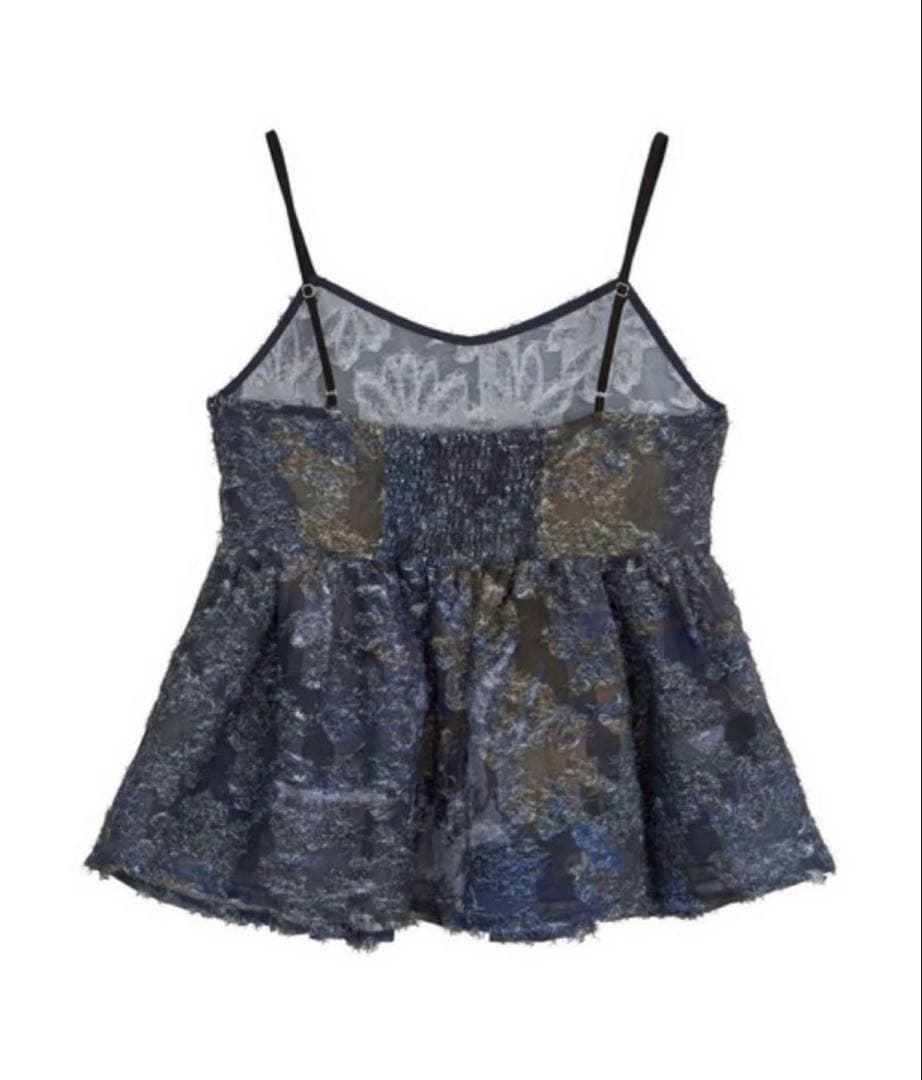 トップス MEDI RACHEL FLUFFY ART CAMISOLE PANTS