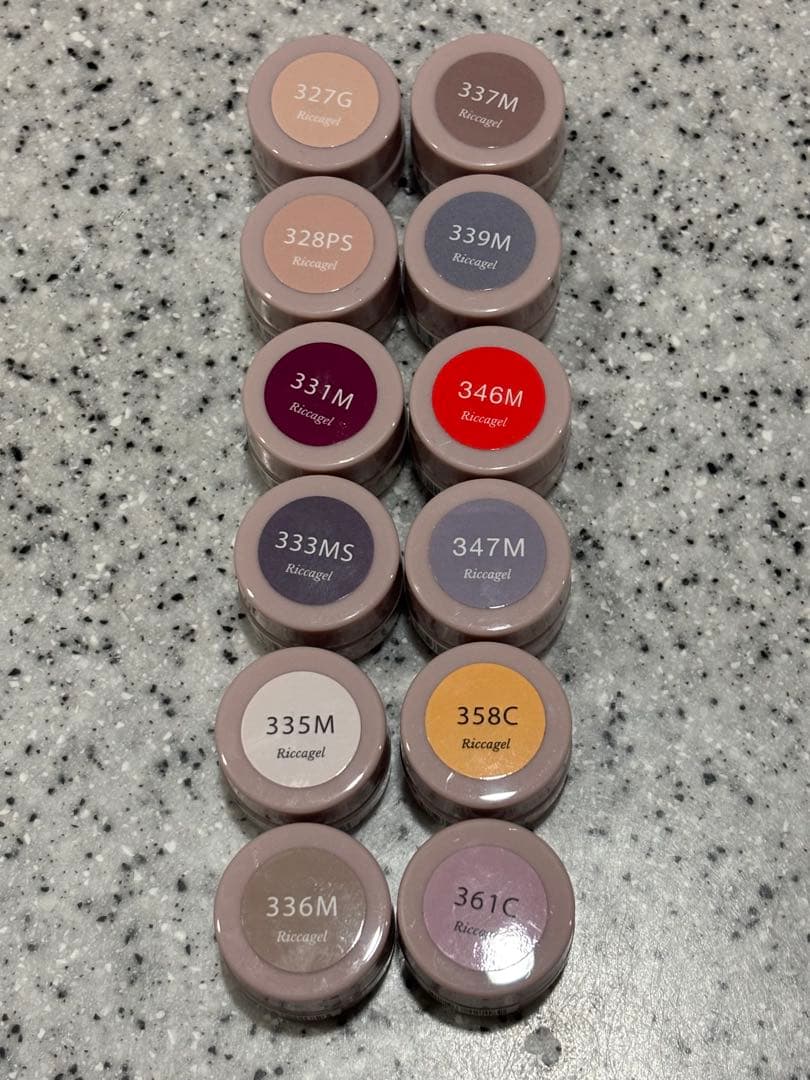 リッカジェル カラージェル　中古のみ　88個　希望者見本付